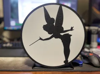 Tinkerbell Silhouette Lightbox