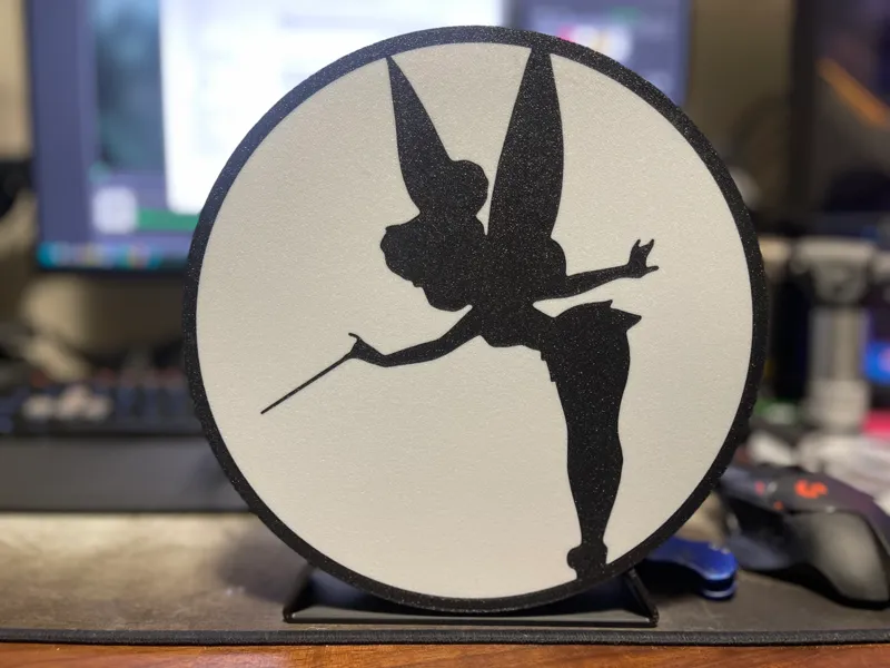 Tinkerbell Silhouette Lightbox