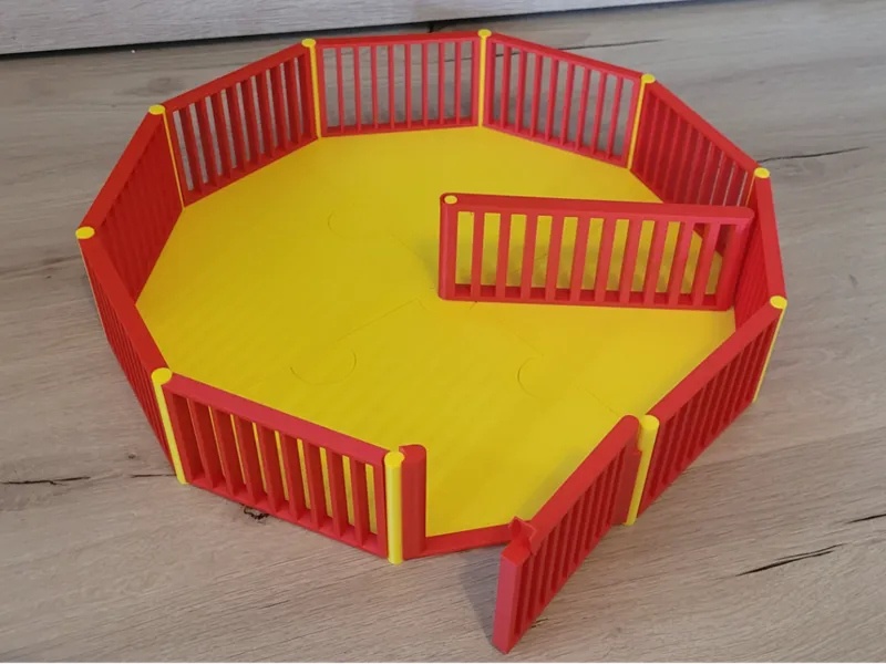 Modularer Roundpen mit Wechsel-Mittelteil Pferde