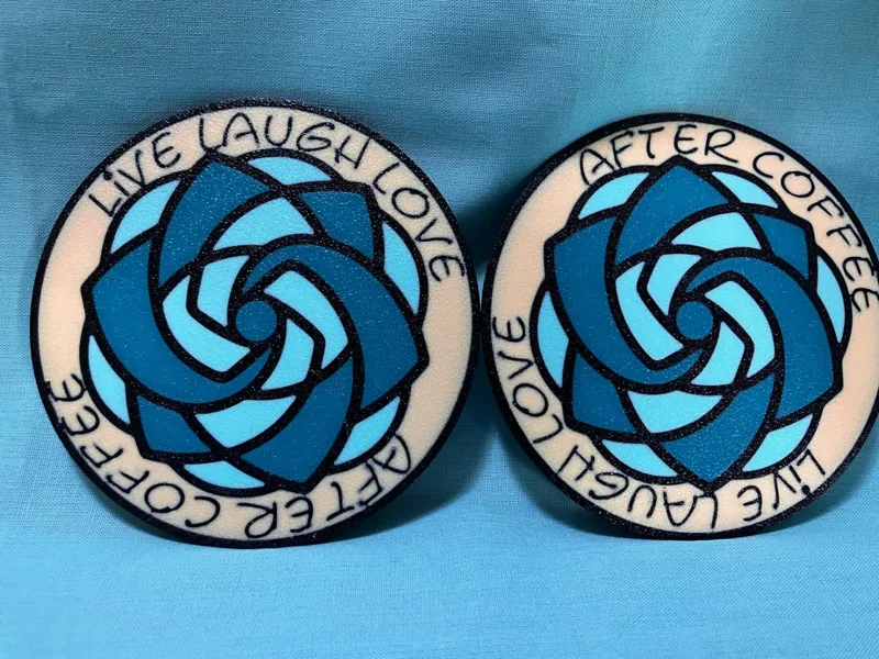 Live Laugh Love After Coffee Coaster