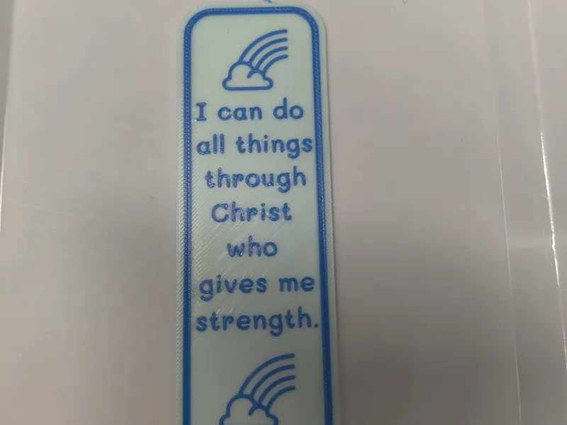 I can do all things bookmark