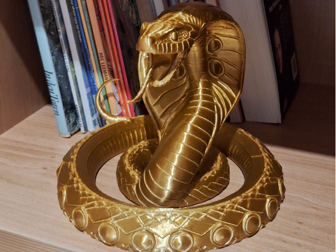 Epic Cobra - High‑Detail 3D Printable Snake Decor