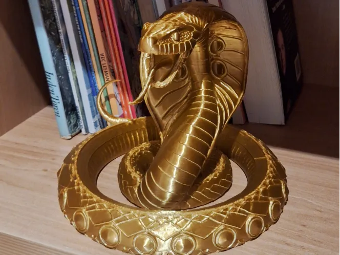 Epic Cobra - High‑Detail 3D Printable Snake Decor