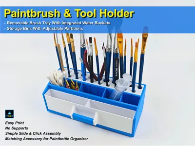 Paintbrush & Tool Holder