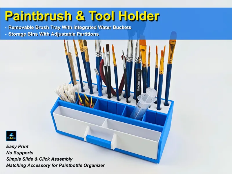 Paintbrush & Tool Holder