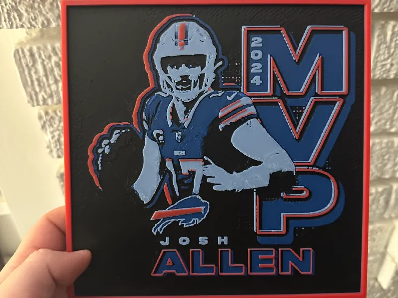 Josh Allen MVP Hueforge