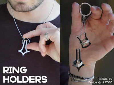 Ring Holding Necklace & Keychains