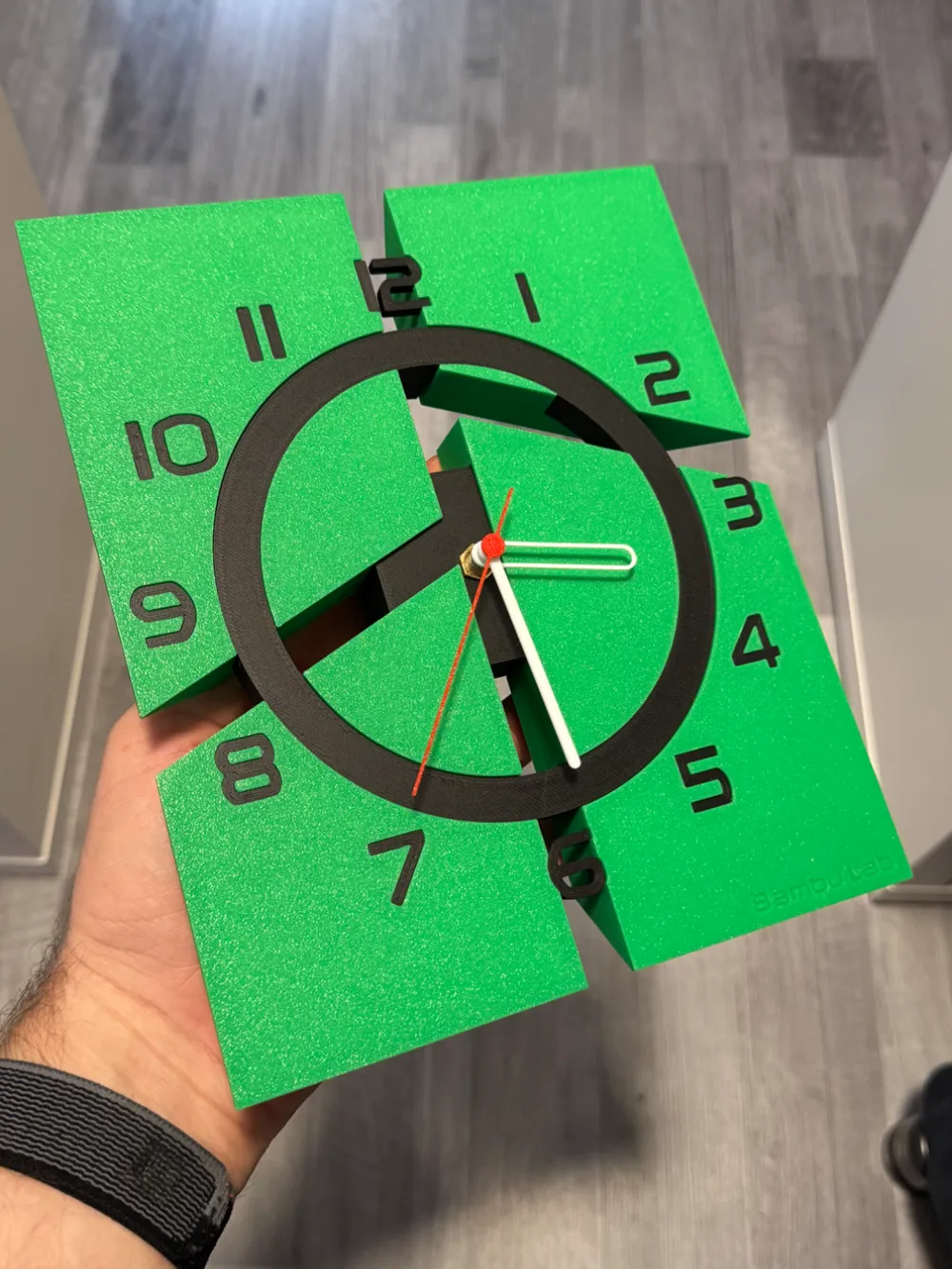 Wall Clock BambuLab Logo by cP3D MakerWorld: Download Free 3D Models