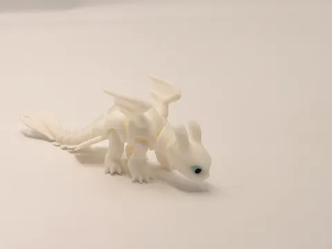 Modelo para impresión 3D: 驯龙高手系列,光煞挂饰,无牙仔老婆,无需支撑MINI可打 — referencia de MakerWorld