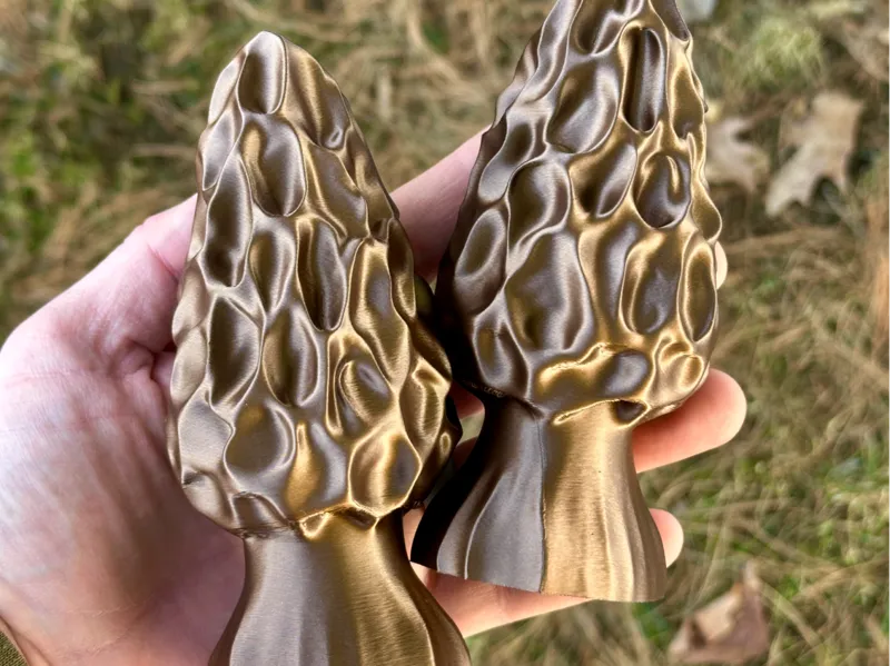 Morel Mushroom Fungi Figure House and Plant Decor
