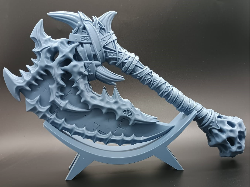 Bone Dragon One-Handed Axe - Cosplay Weapon