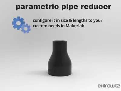 Pipe Reducer / duct reducer - Configurator