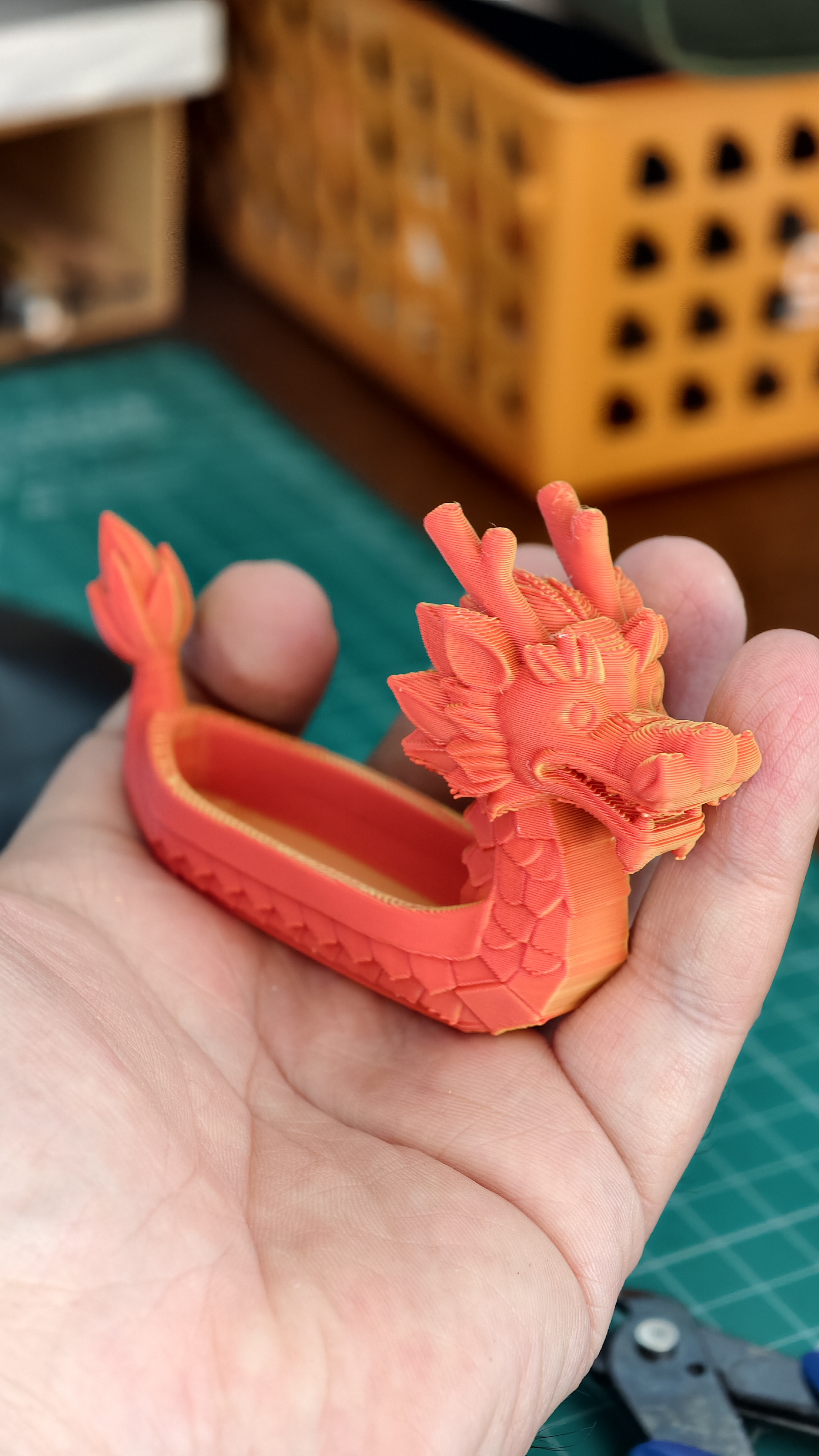 Miniatura 3 do modelo 3D 可爱龙舟，1小时打印