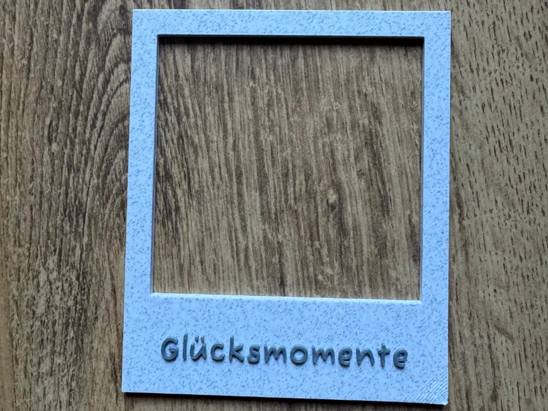 Polaroid-Fotorahmen "Glücksmomente"