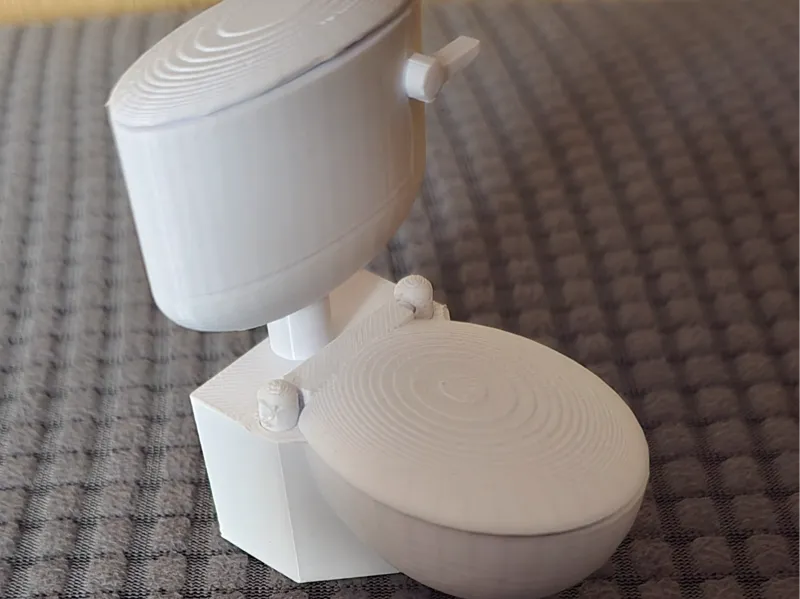 1:12 scale dolls house toilet
