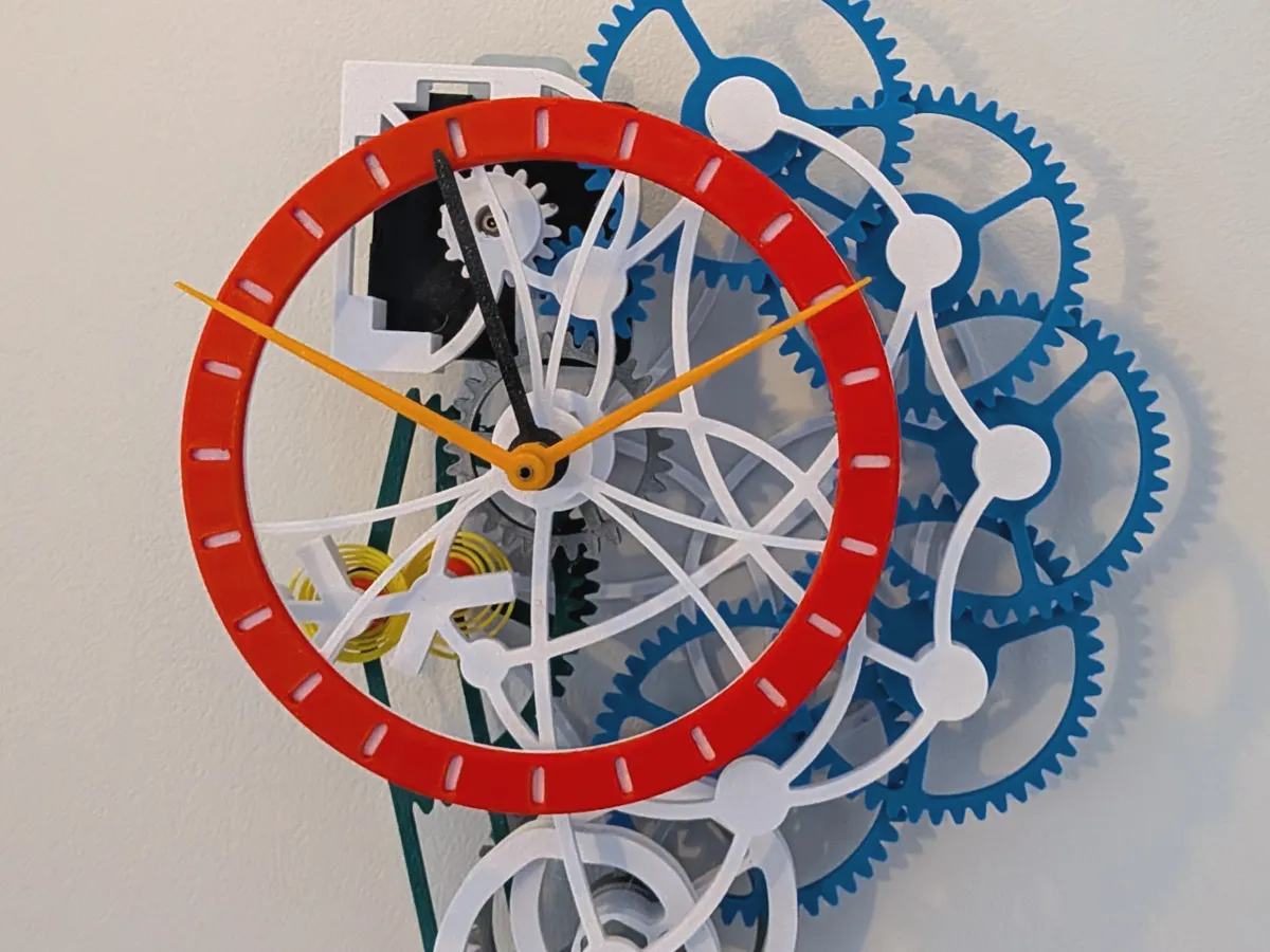 Horloge mécanique du lever du soleil