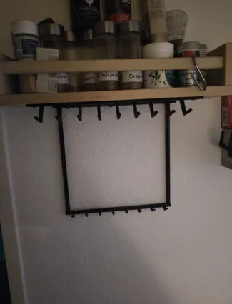 Under Cabinet Hanger for Kitchen Tools
