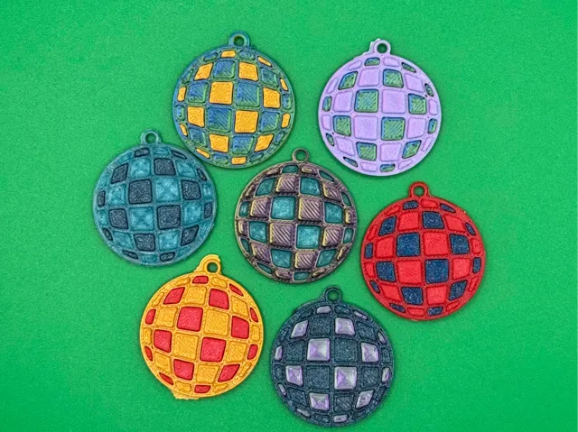 Disco disk earrings (no AMS no glue)