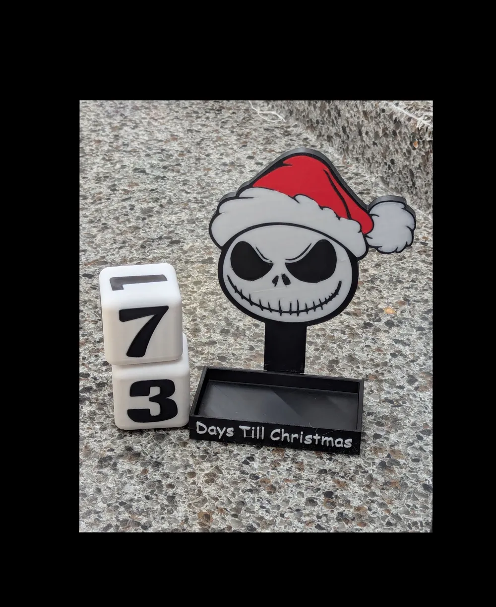 Countdown to Christmas ~ Jack Skellington - Free 3D Print Model ...