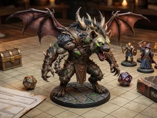 Gnoll-Kobold Hybrid – D&D Miniature – High Detail 