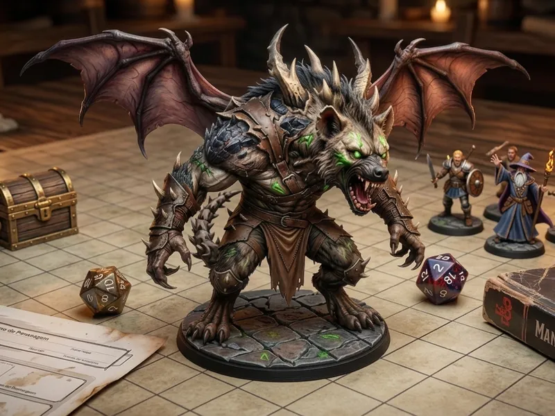 Gnoll-Kobold Hybrid – D&D Miniature – High Detail 