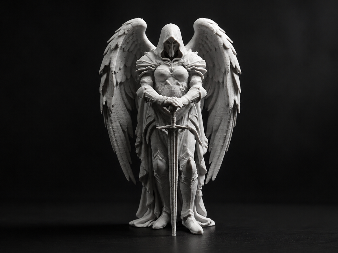 Celestial Warrior Angel Statue