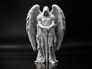 Celestial Warrior Angel Statue