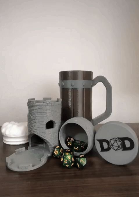 The Sip & Roll Tower - a Dungeon Master kit