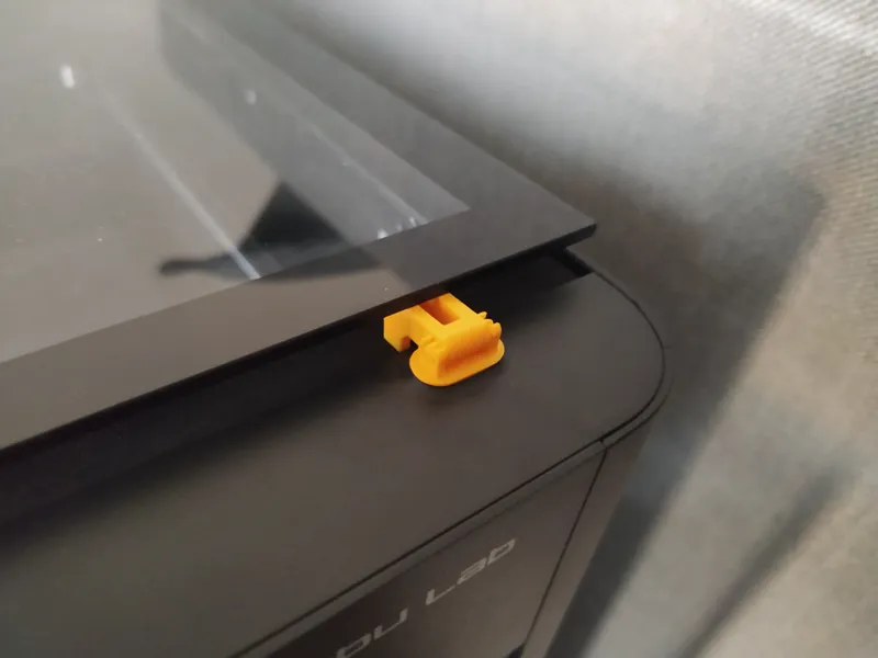 Plug With Glass Riser for Bambu Lab P1S Printer