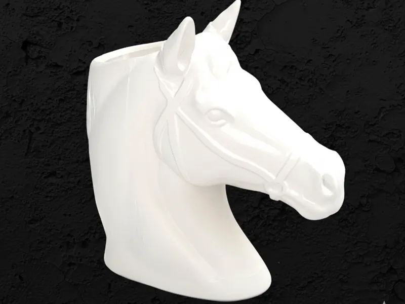 Horse Head Planter