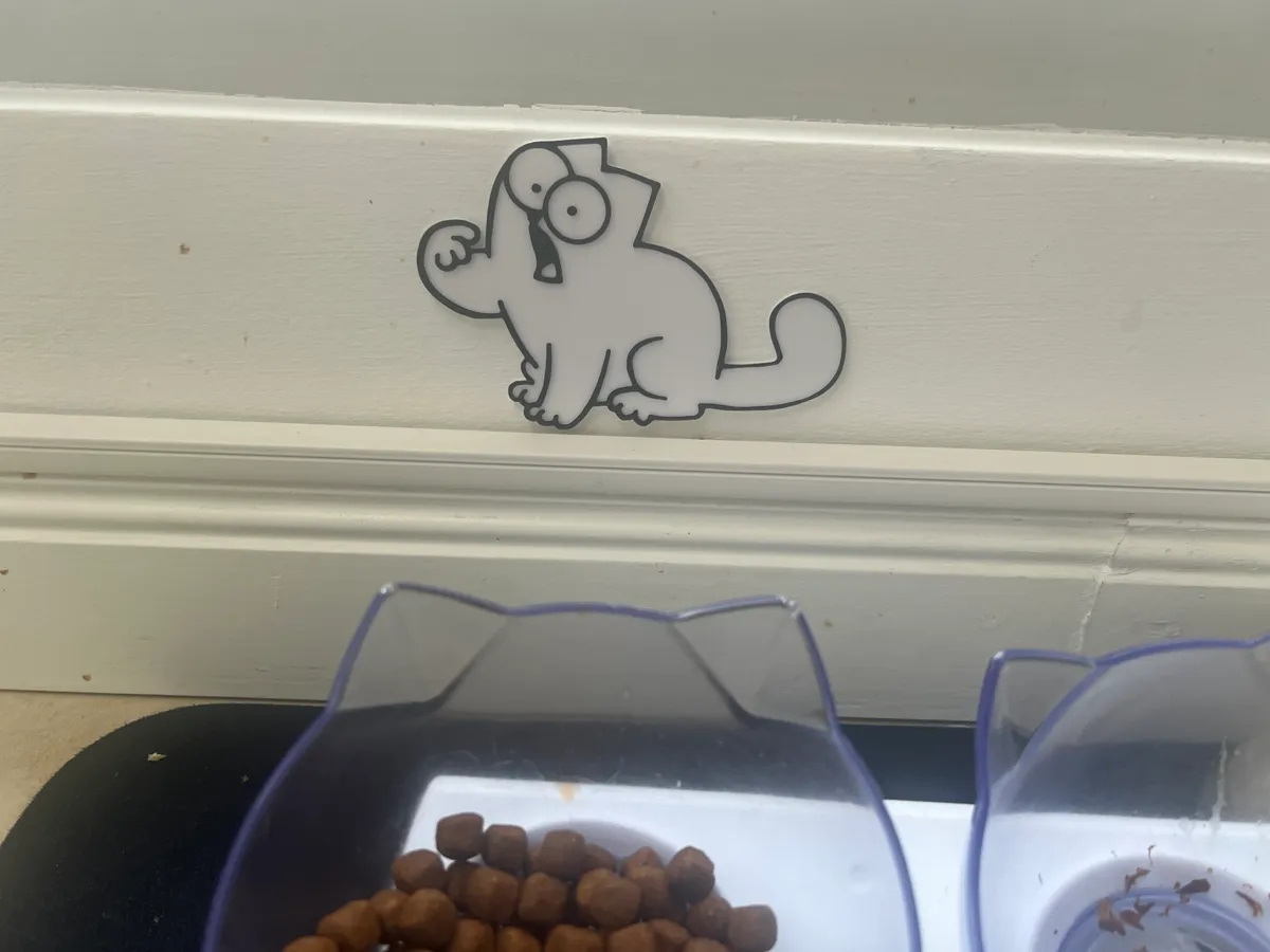 Simons Cat Hungry  by oliver3D MakerWorld: Download Free 3D Models - 3D model önizlemesi