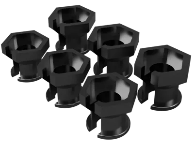 Wire-Pass-Through Nut Socket (28–33mm)
