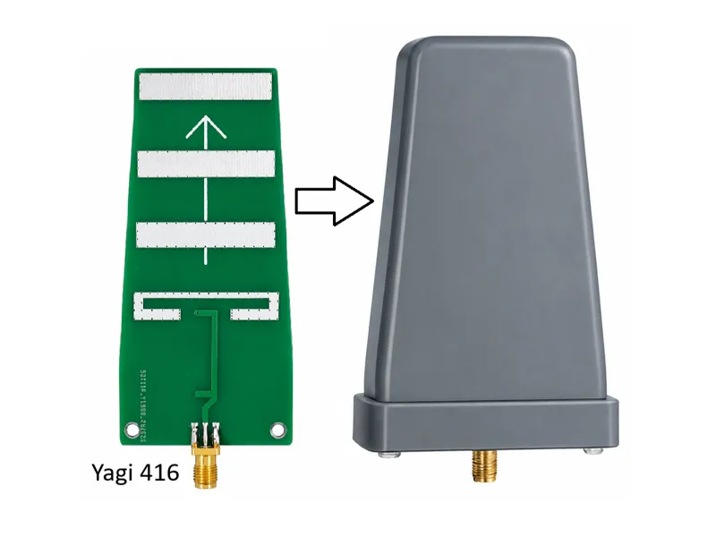 Wi-Fi 2.4GHz Yagi 416 Antenna Enclosure