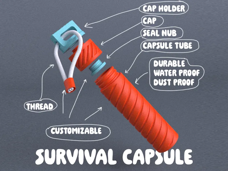 Survival Capsule customizable