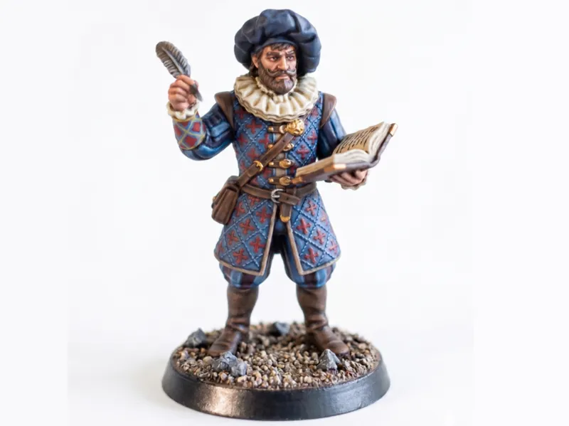Volothamp "Volo" Geddarm D&D Miniature (45mm)