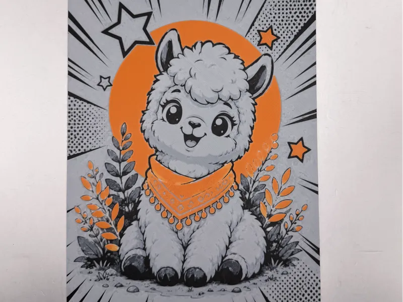 Nursery/ Kids Room Alpaca Wall Art - Kawaii Style
