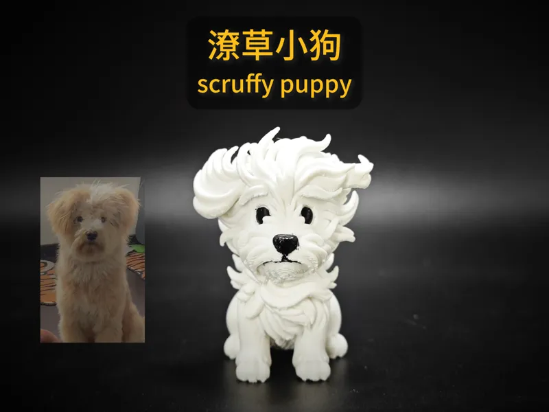 潦草小狗 scruffy puppy