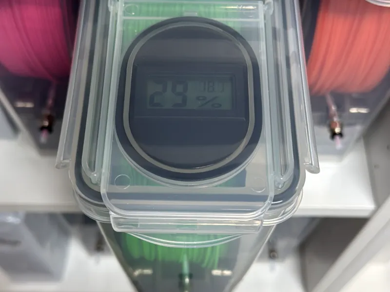 Hygrometerhalterung Deckel Trockenbox