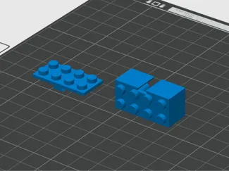 Legobricks sideway