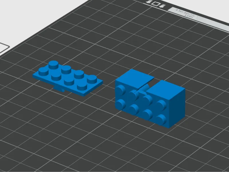 Legobricks sideway