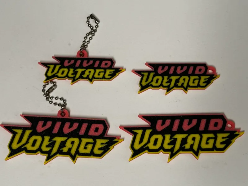 Pokemon Vivid Voltage Binder Keychain's
