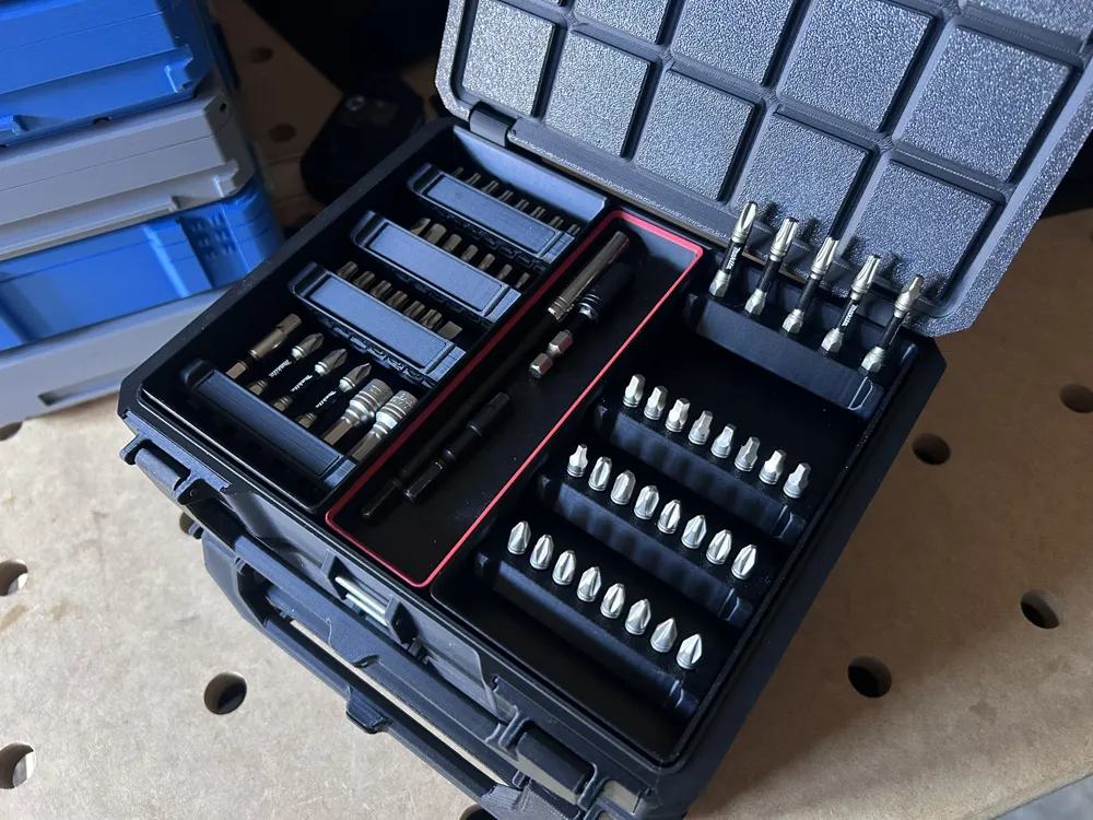 Gridfinity Bit Storage - Modular & Rotating - Free 3D Print Model ...
