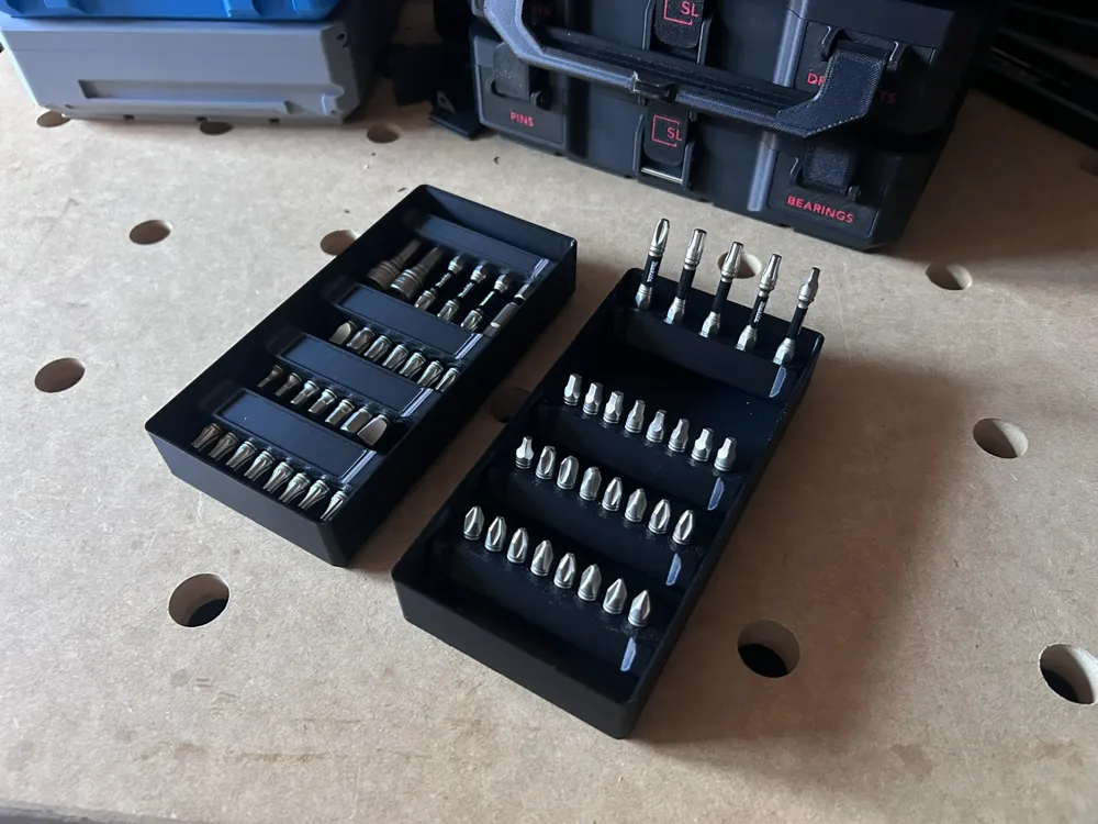 Gridfinity Bit Storage - Modular & Rotating - Free 3D Print Model ...