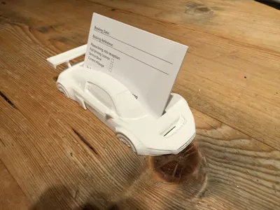Audi R8 LMS Business Card Holder