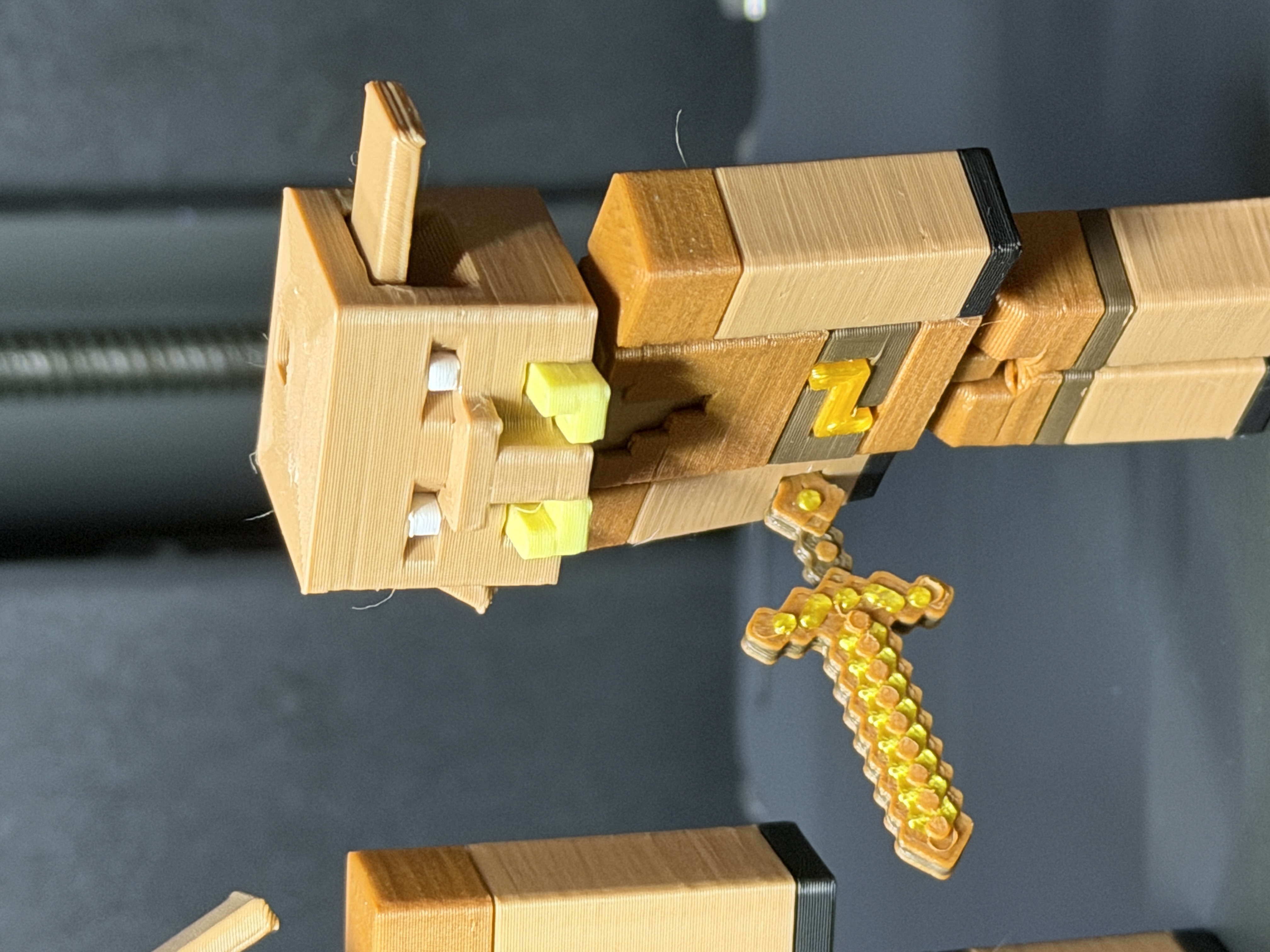 Miniatura 2 do modelo 3D 我的世界 猪灵 no AMS