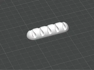 Multiple cable clip