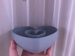 Heart, Chip and Dip Bowl