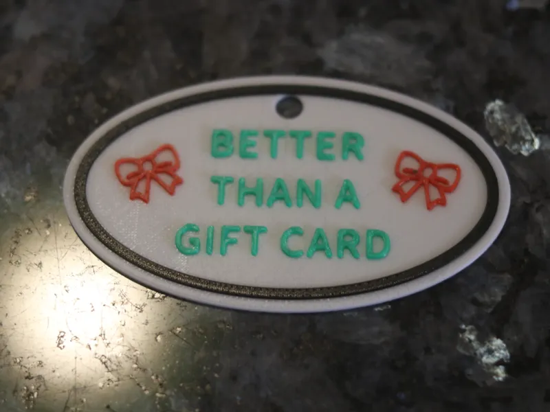 CHRISTMAS GIFT TAG FUNNY