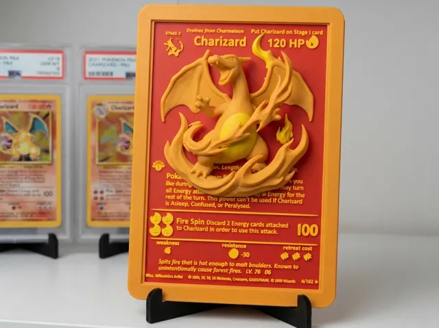 Charizard TCG Relief Card