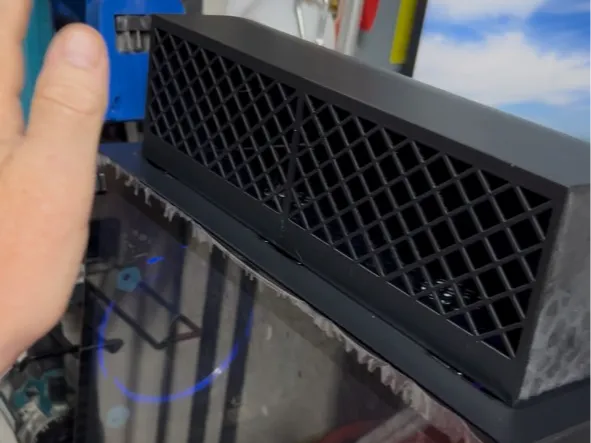 PC Top Fan Exhaust Vent Baffle